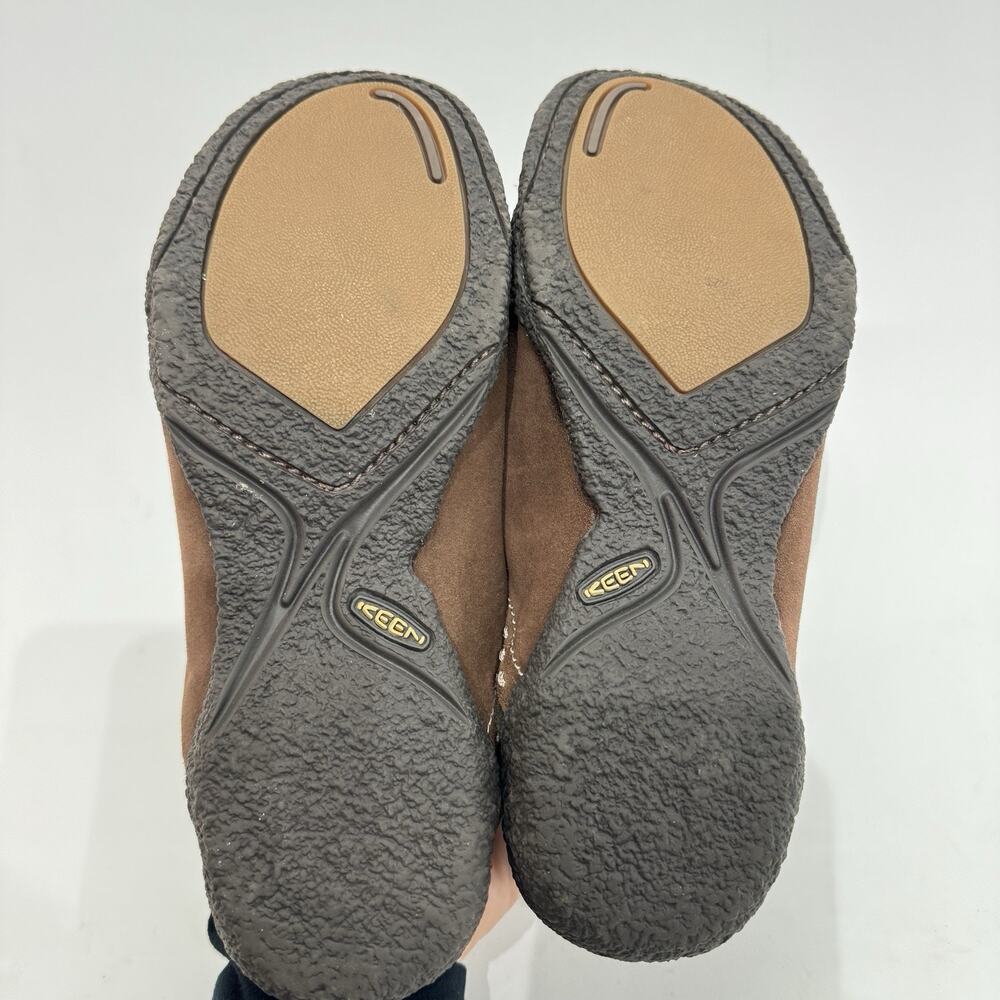 Keen Women's Suede Comfort Slip on Mules Sz 39 EU 8.5 US Brown Leather Shoes - Picture 5 of 6